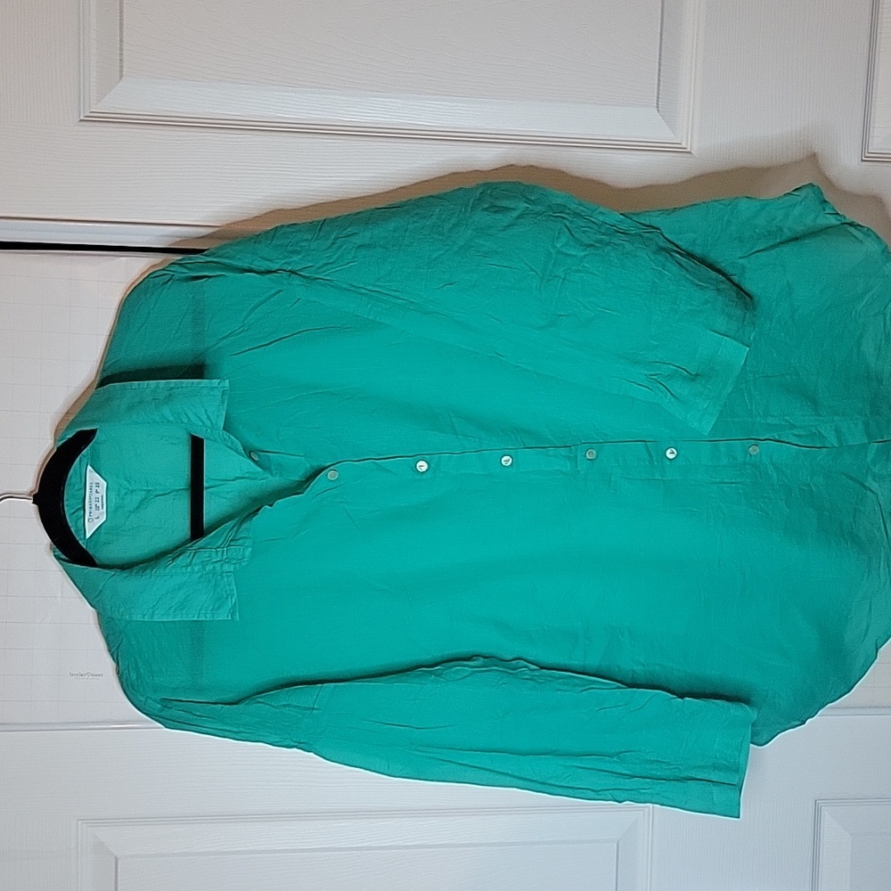 Primark care green blouse size L
